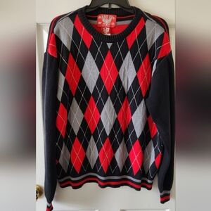 Bare Fox sweater - Black, Red, Gray